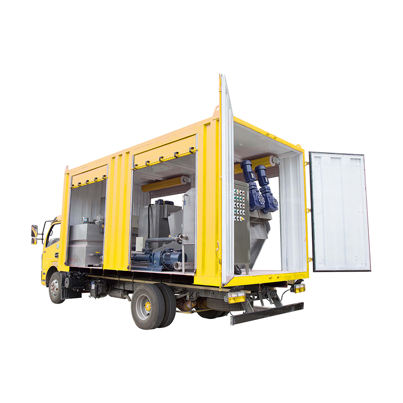 Mobile Screw Press Sludge dewatering salsissimus vir vivens