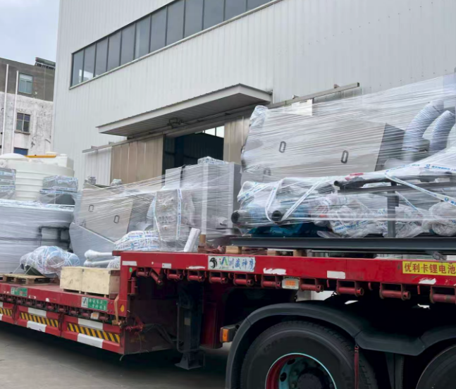 Qingben Aliquam Feliciter Naves PE Chemical Dosing lacus ad stupra Press Sludge Dewatering Project ad Meishan, Sichuan